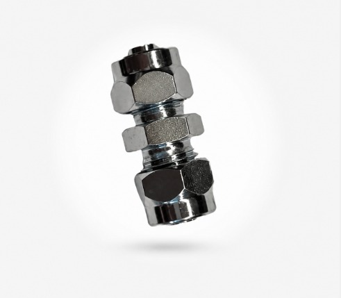 12 MM POLYAMİD YAKIT HORTUM METAL BİRLEŞTİRİCİ EKİ  Image
